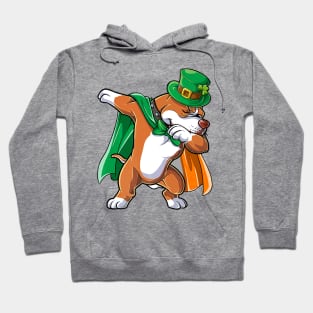 Dabbing Pit Bull St Patricks Day Leprechaun Irish Hoodie